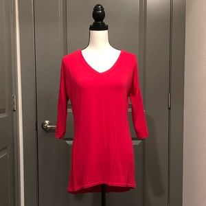 Ladies Half Moon Swing Top